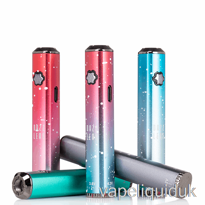 DAZZLEAF SQUARii Bottom Twist 510 Battery Silver Vape Juice